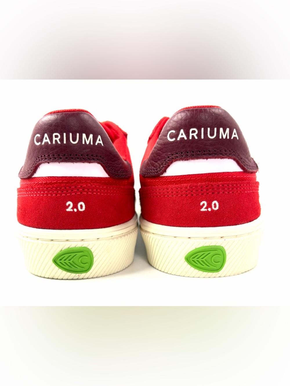 Cariuma Catiba Pro 2 Red Suede Sneakers NWT Men’s 9.5 / Women’s 11 EU 42 - Picture 3 of 9